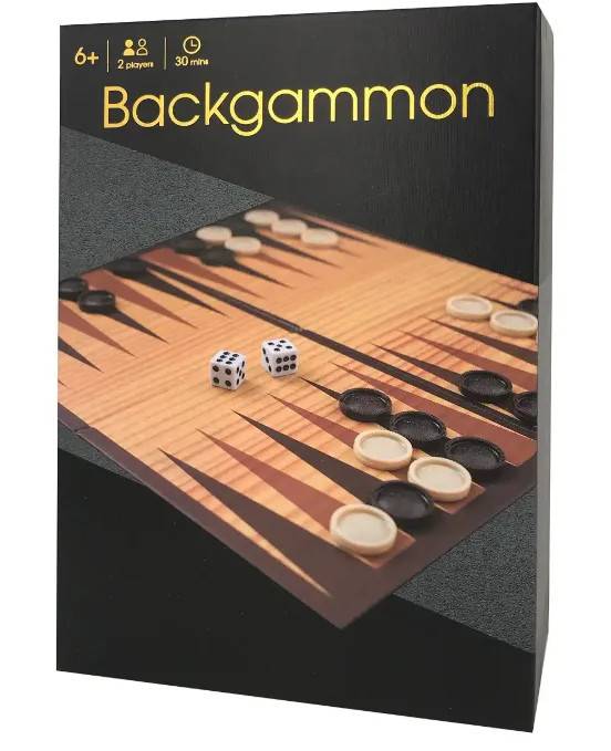 Backgammon - Brætspil for 2 (Engelsk)