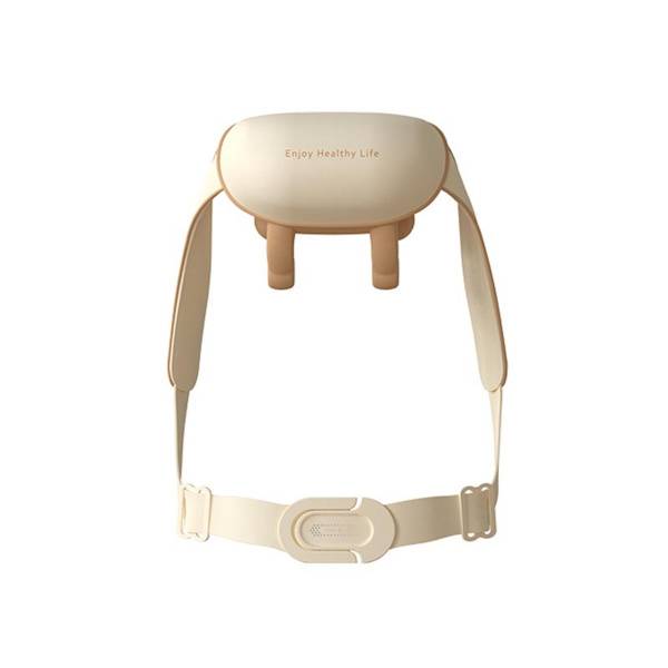Hals- och axelknådande massager med värme Shiatsu, uppladdningsbar 2000mAh, tvättbart överdrag, portabel med sex massagehuvuden och konstanttemperatur
