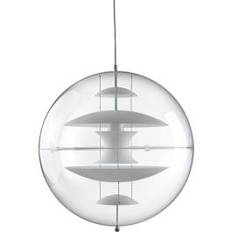 VERNER PANTON - GLOBE LOFTLAMPE - HVID -Ø40