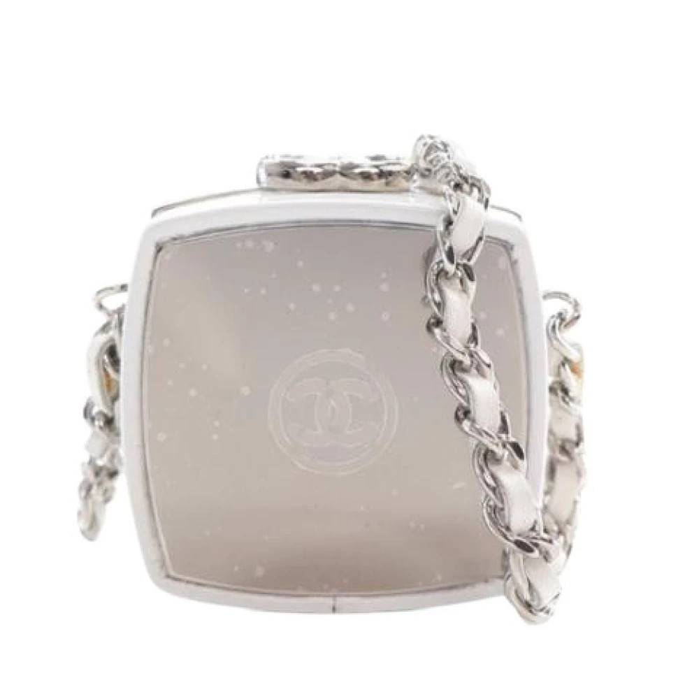 Chanel Vintage Pre-owned Laeder chanel-tasker - Vintage - Dame - Hvid - ONE SIZE -