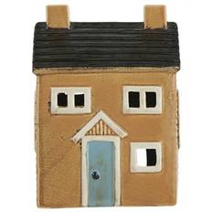 Nyhavn hus t/fyrfadslys - B: 7½ cm H: 15½ cm L: 10½ cm