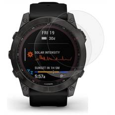 Verre Trempé pour Garmin Fenix 7 - 7 Solar - 7 Sapphire Solar [Lot de 2] Film Protection Ecran Montre Anti Rayure Phonillico®