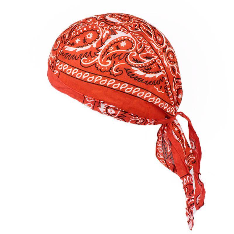 Biking Bandana Skull Cap Beanie Lightweight izable Fit Cotton Biker Hat Hood Headband Headscarf Outdoor Use Athletic Head Wraps
