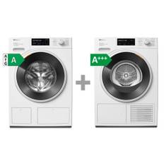 Miele Wsb383wcs + Tsd263wp Tvätt+Tork Paket - Färg: Vit