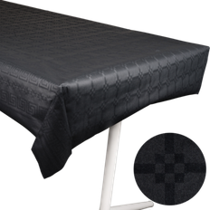 Dukrulle Damast Svart 1,2x8m