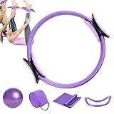 Pilates Ring and Ball Set, Pilates Kit för hemträning Yoga Ball Ring