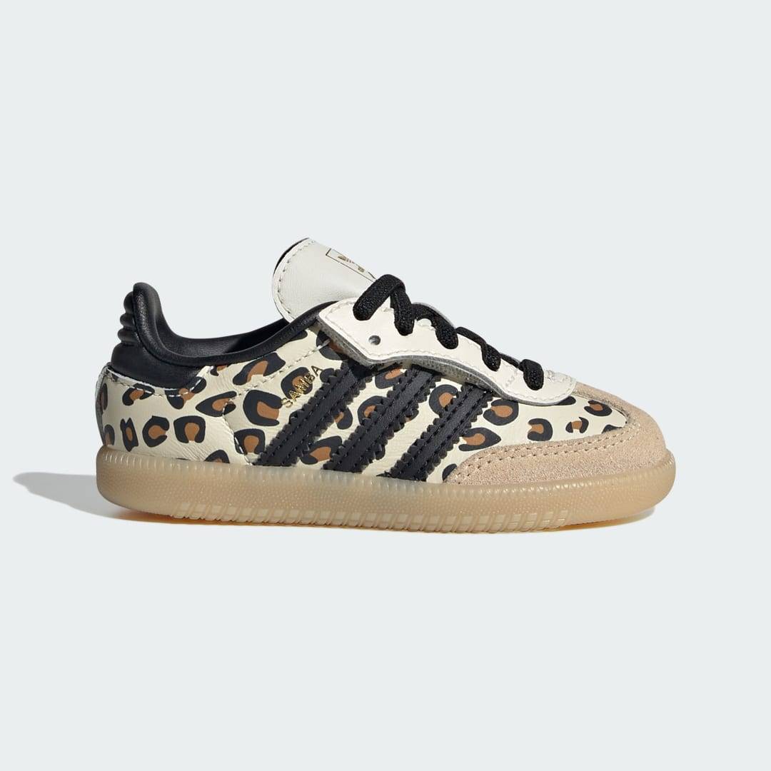 Samba OG Comfort Closure Skor med elastisk snörning - Cream White / Sand Strata / Gum - 22