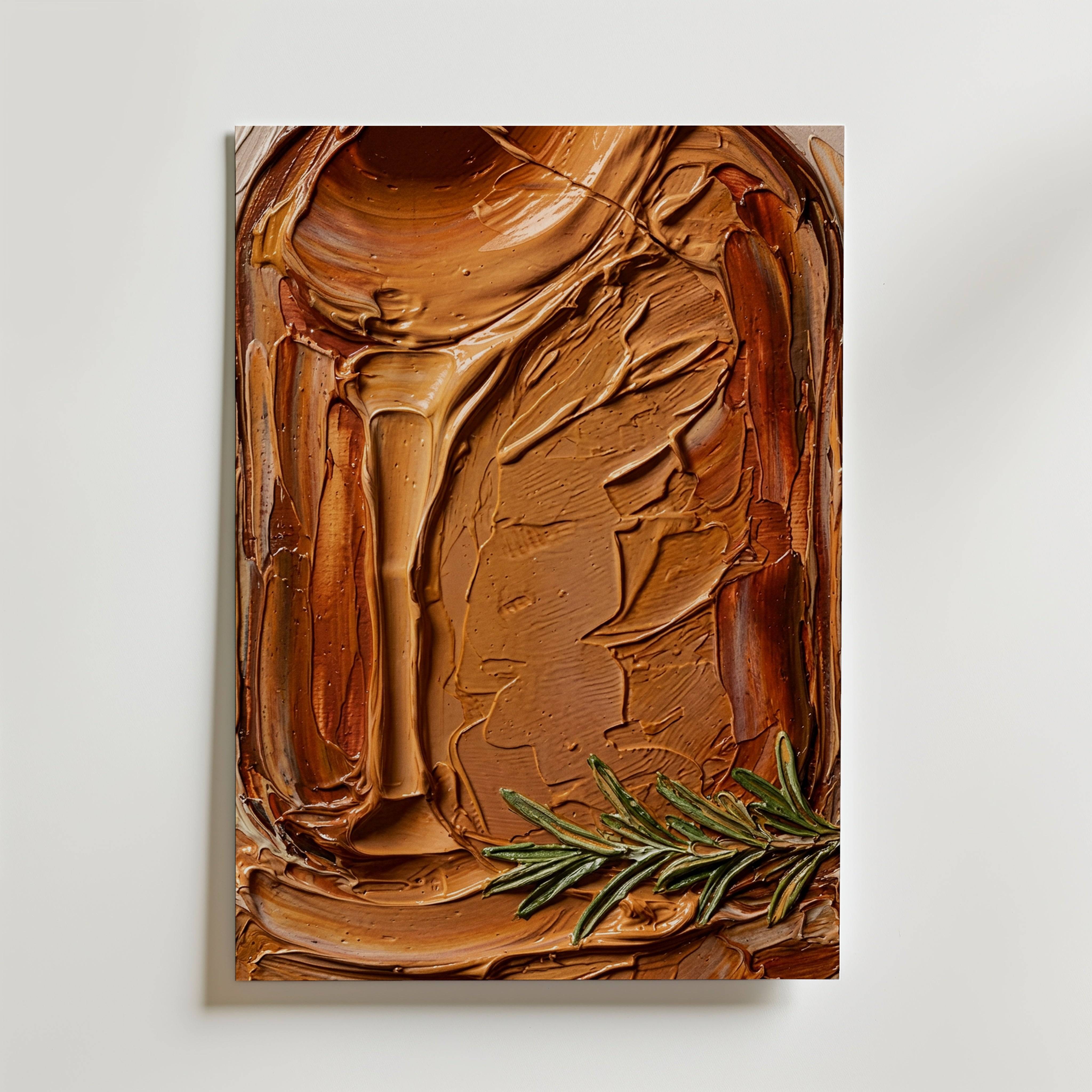 Amber Clay Poster - Fine Art Poster 100x140 cm