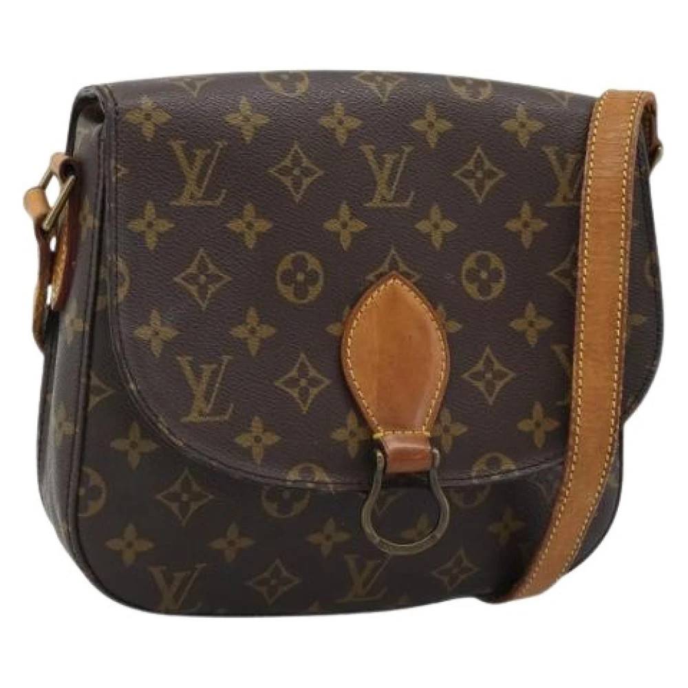 Louis Vuitton Vintage Pre-owned Monogram Canvas Skuldertaske - Vintage - Dame - Brun - ONE SIZE - Uld