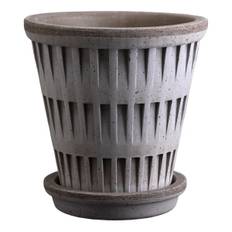 Bergs Potter Pantheon krukke - 18x20 - grå terracotta