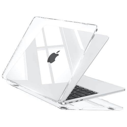 EooCoo Fodral Kompatibel med MacBook Air 15 tum M5 M4 M3 M2 Kristallklart