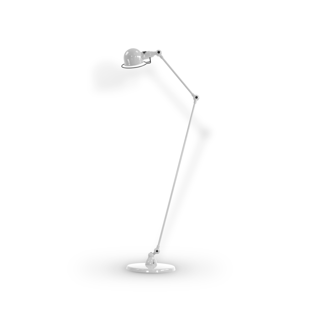 Signal SI833 gulvlampe fra Jieldé - Silver grey / Blank