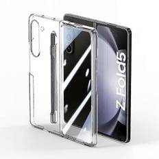 Z Fold 5 Cover, Slankt Ultratyndt PC Stødsikkert Cover Kompatibelt med Samsung Galaxy Z Fold 5 med S Pen Holder & Skærmbeskytter