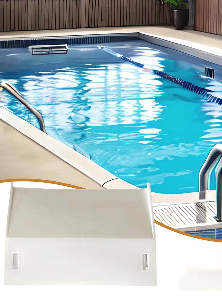 Poolskimmerlucka Skimmerersättningslucka Övermarkspoolutrustningsdelar Poolfilter Flapperlucka Skimmer vit