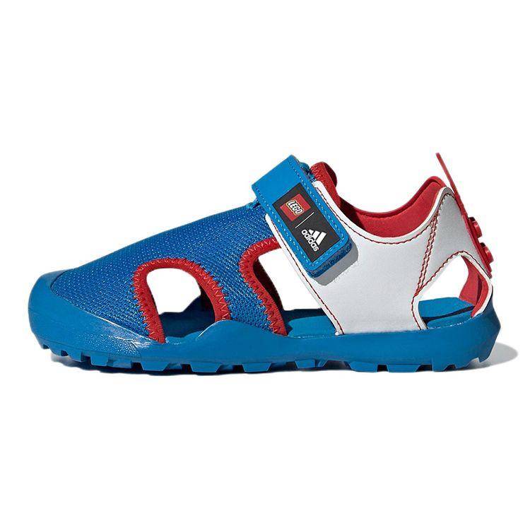 LEGO x adidas Captain Toey J Ljusblå Röd Barnsneakers Molnvit GY5090 39⅓
