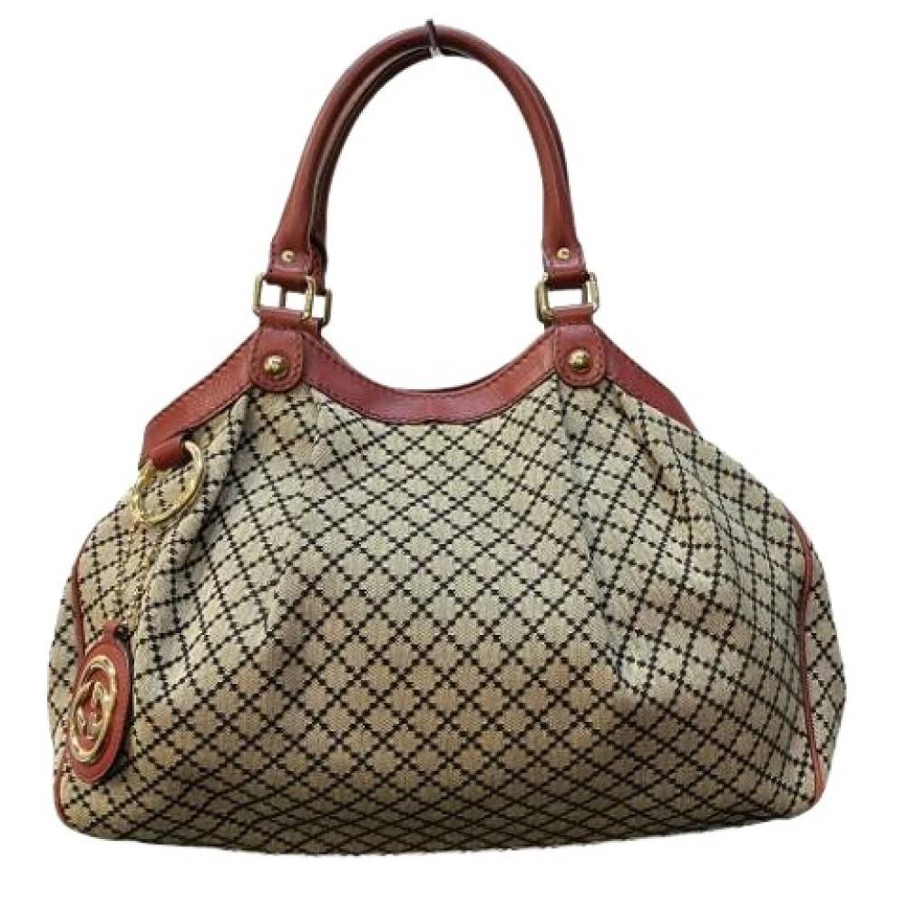 Gucci Vintage Pre-owned Vintage Håndtaske - Vintage - Dame - Beige - ONE SIZE -