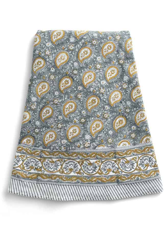 Bordsduk Botanique Paisley Rund ø220cm - Chamois