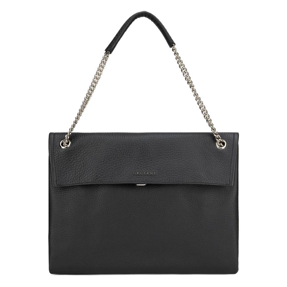 Orciani Venus Midi Skuldertaske - Tasker - Dame - Sort - ONE SIZE - Uld