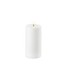 PILLAR CANDLE 7,8 X 15 CM | HVID
