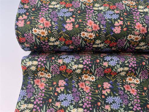 Deko canvas - yndige blomster i fine farver