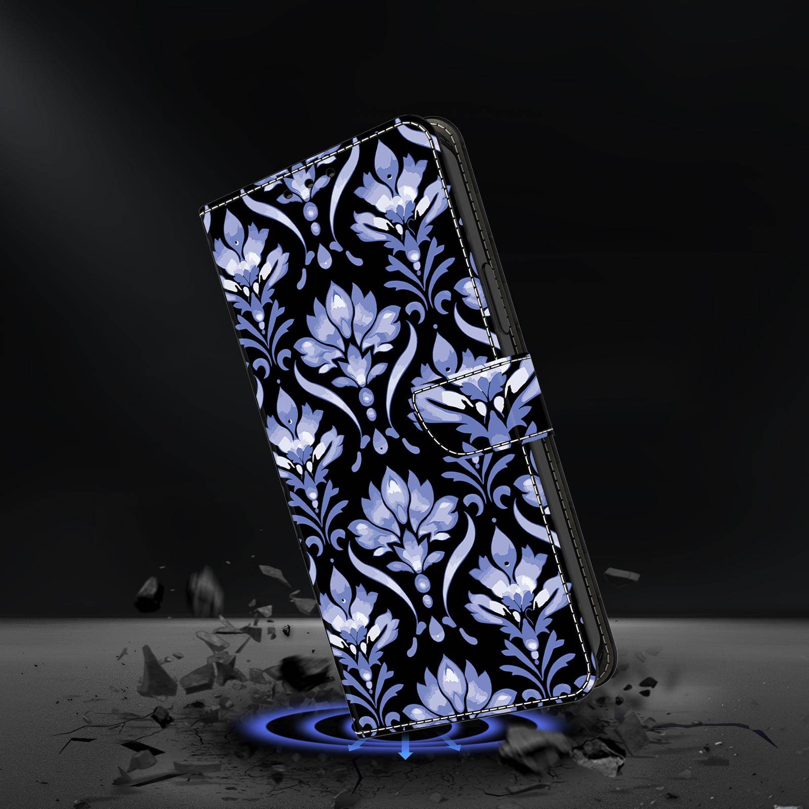 3D Målade Mönster Plånbok Fodral Läder för Samsung Galaxy S25 S24 S23 S22 S21 S20 S10 S10e S9 S8 Plus Ultra FE EDGE 4G/5G Fodral