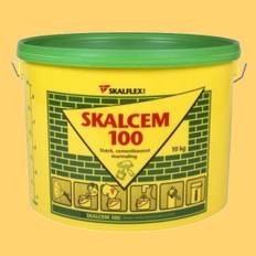 Skalflex Skalcem 100 cementbaseret murmaling mellemgul 10 kg.