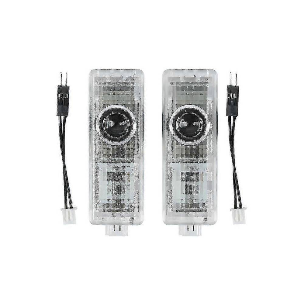 2Pcs Car Door Projector Laser Led Lights Courtesy Puddle Shadow Lamps for BMW
