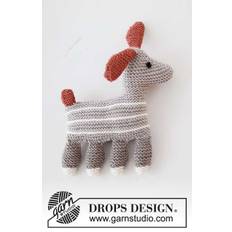 43-23 Toby the Dog by DROPS Design DOWNLOAD OPSKRIFTEN HER Strikket hund til baby i DROPS Merino Extra Fine. Tema: Tøjdyr. Pinde lægges i kurven separat. Se alle opskrifter fra DROPS her. Se alle strikkeopskrifter her.