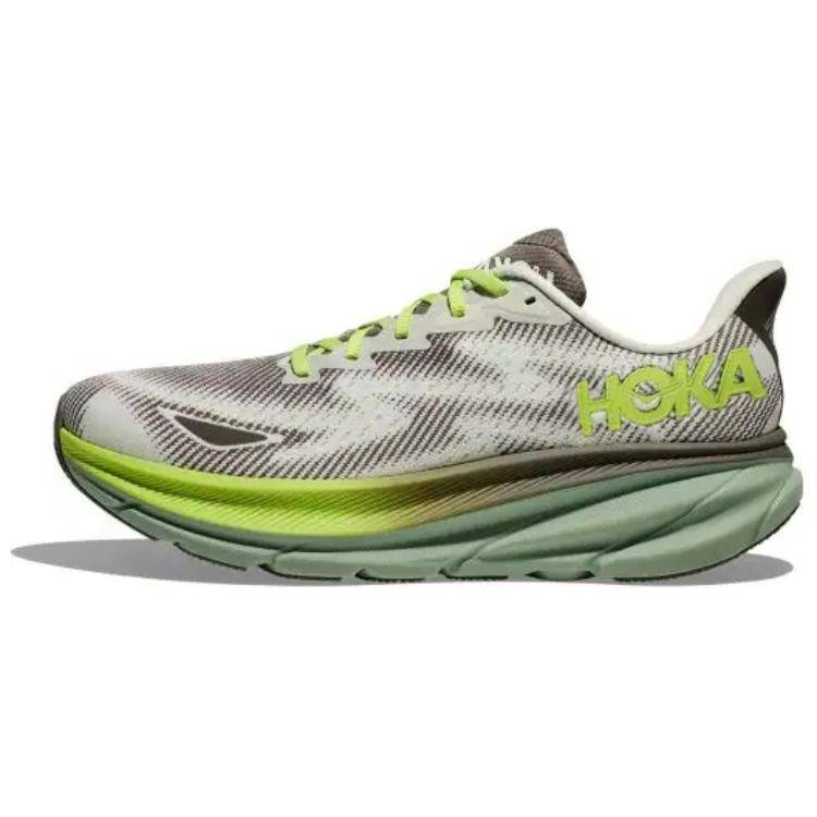 HOKA Clifton 9 GORE-TEX Slate Aloe Vera Herrskor Grön 1141470-STLV cm