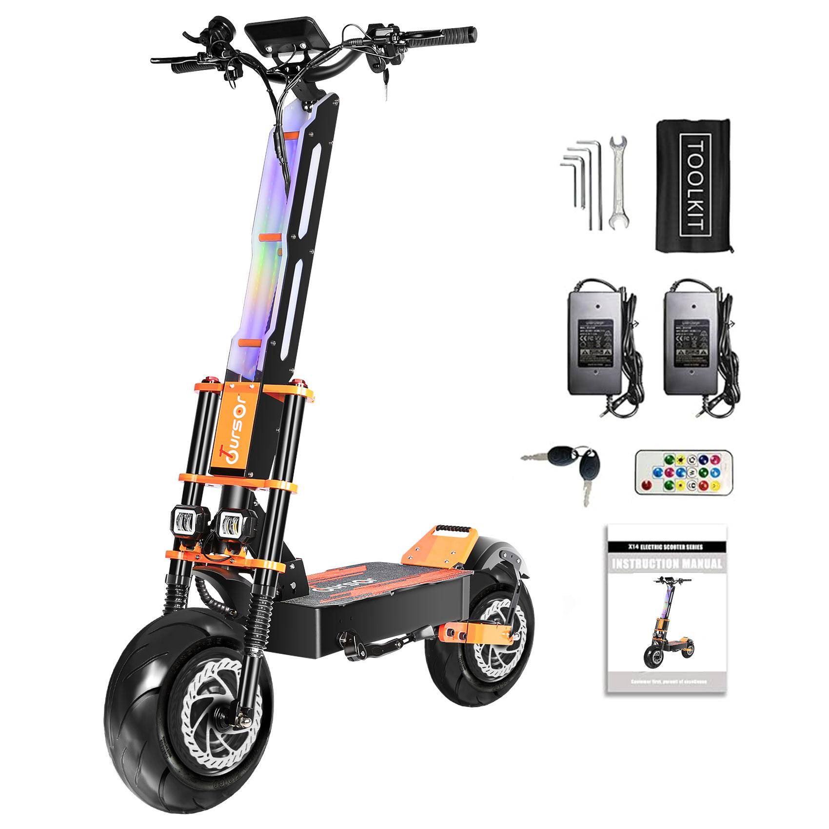 TOURSOR X8PRO Vuxen Elsparkcykel med Hög Hastighet 8000W Toppeffekt Motor60V 38.8Ah Avtagbart Litiumbatteri Perfekt för Branta Uppförsbackar Resor med Tung Last