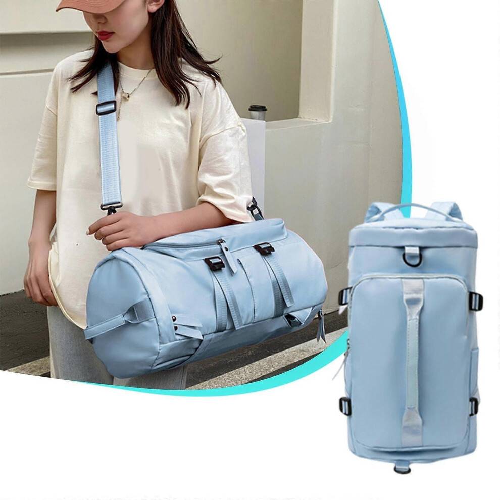 Fashion Sports Dry/Wet Backpack – Large Capacity, Shoe Compartment, Multi-Pocket Gym & Travel Bag, Compatible with Swimming, Fitness, Outdoor