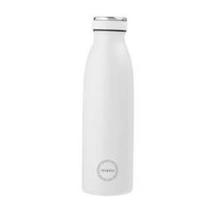 Aya&ida,  Drinking Bottle, Vattenflaska Med Lock, 500 Ml, Winter White