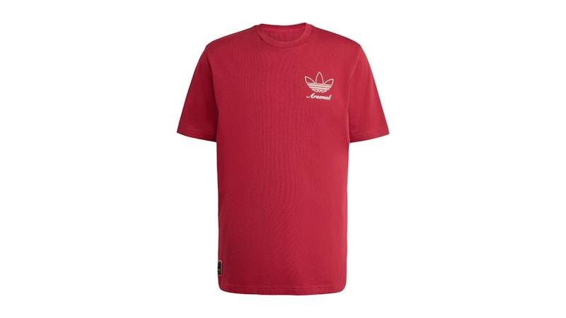 adidas Arsenal Terrace Icons Graphic T-Shirt Team Coll Burgundy 2 - XXXL