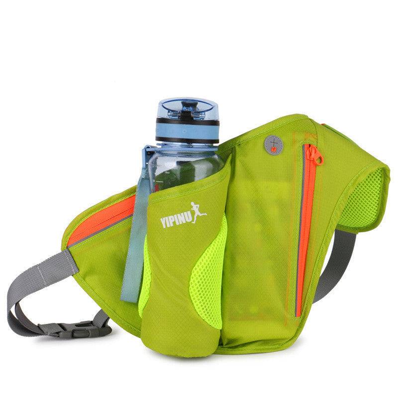 Running Phone Waist Bag Waterproof Water Bottle Bag Belt Bag - Green