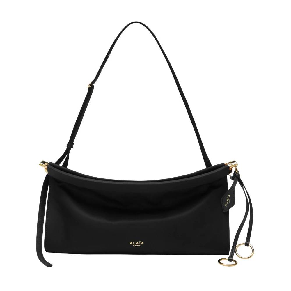 Alaïa Le Click East West Medium Skuldertaske - Tasker - Dame - Sort - ONE SIZE - Uld