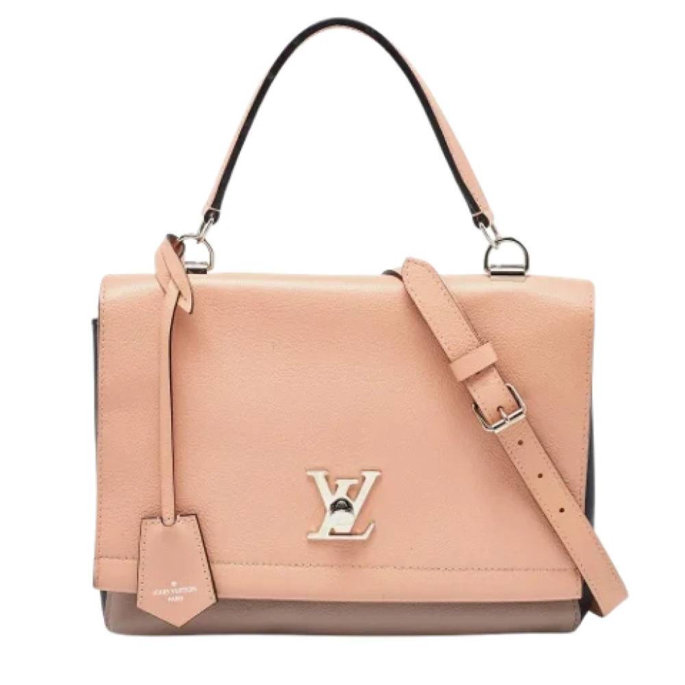 Louis Vuitton Vintage Pre-owned Laeder louis-vuitton-tasker - Vintage - Dame - Lyserød - ONE SIZE - Tyl
