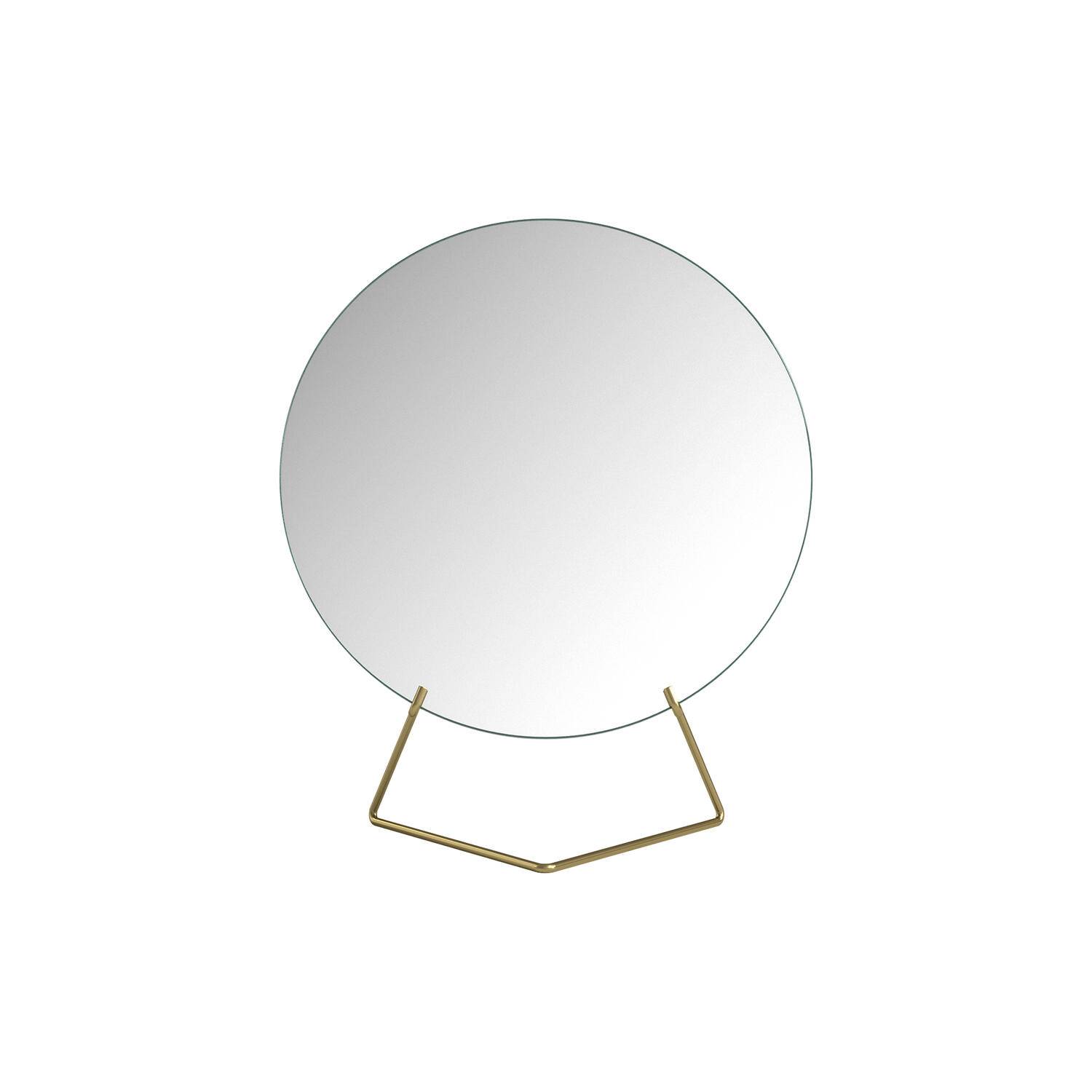 Standing Mirror, mässing