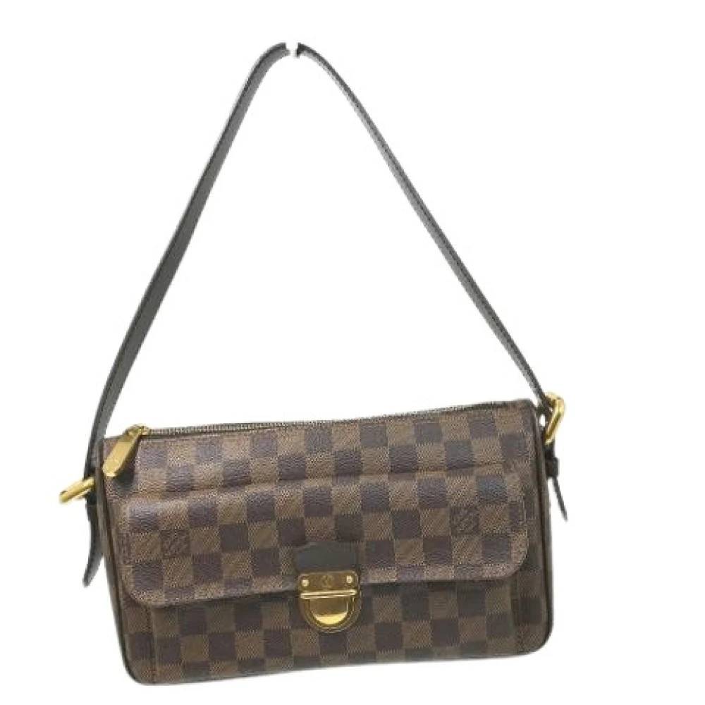 Louis Vuitton Vintage Pre-owned Damier Canvas Skuldertaske - Vintage - Dame - Brun - ONE SIZE - Uld