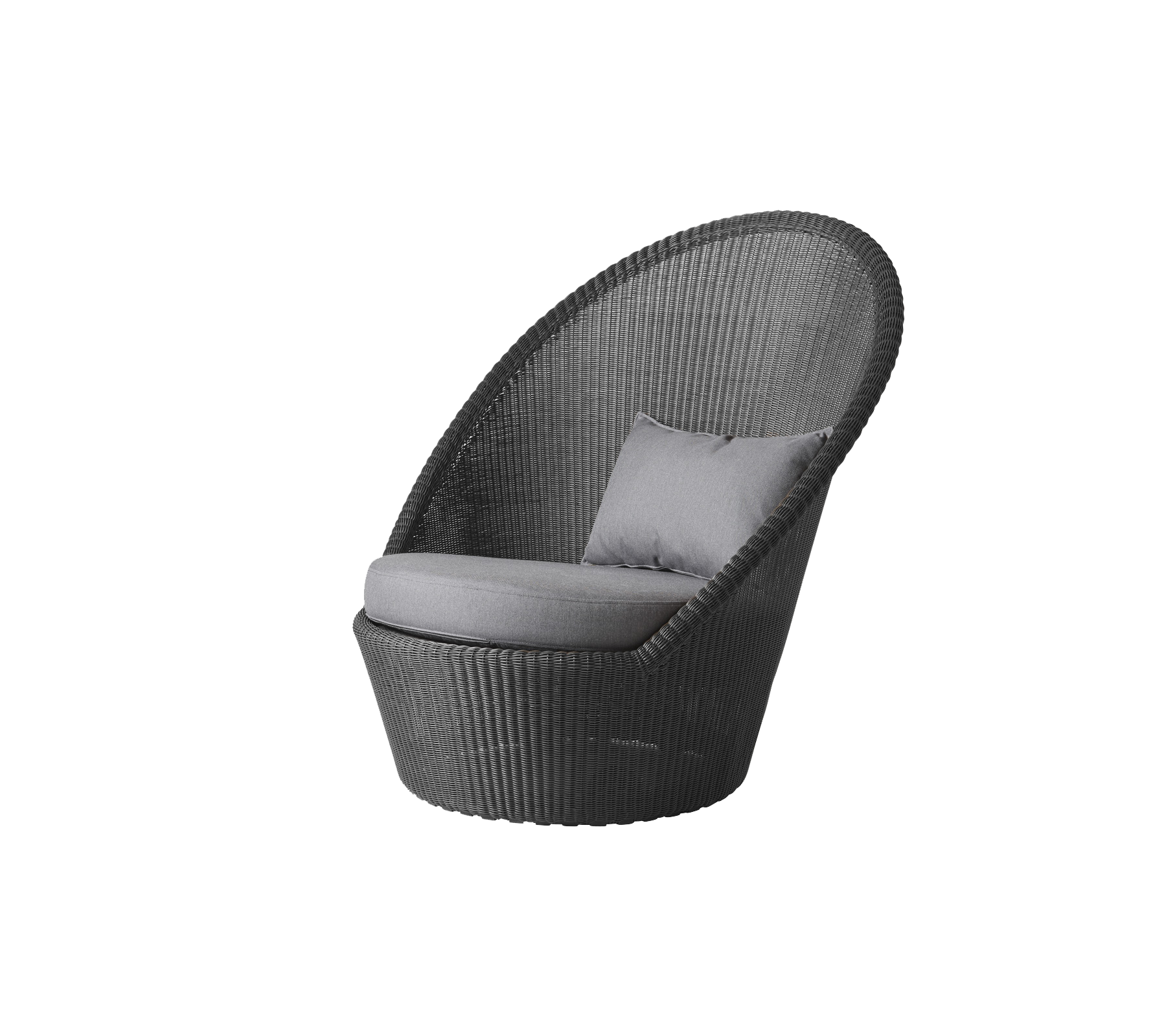 Kingston solstol m/hjul - Sand, small round Weave / None