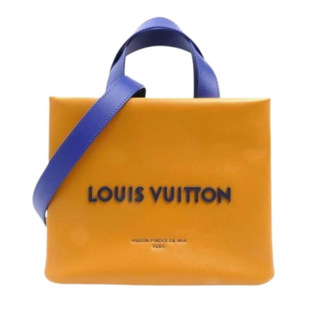 Louis Vuitton Vintage Pre-owned Vintage Skuldertaske - Vintage - Dame - Orange - ONE SIZE - Uld
