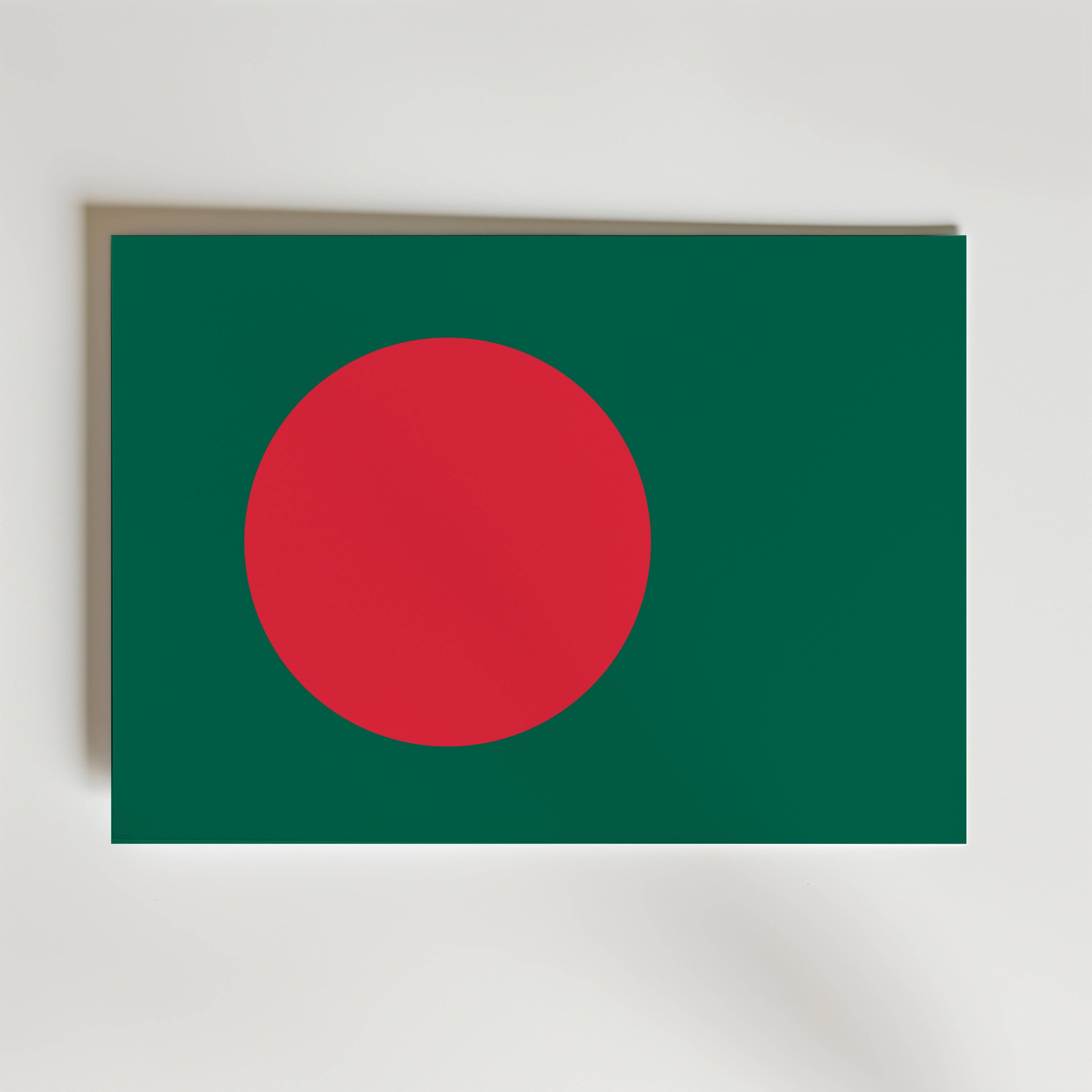 Bangladesh National Flag Poster - Poster 100x70 cm
