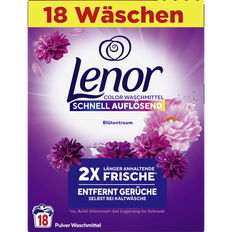 Lenor Vaskepulver til kulørt med blomsterduft 18 vaske 2.09 DKK/1 vask/e
