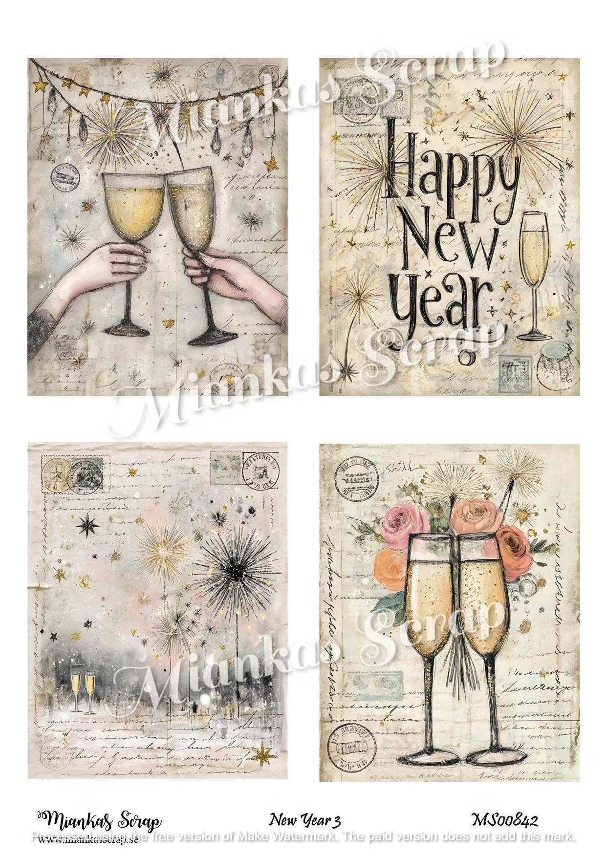 Miankas Scrap klippark - New Year 3