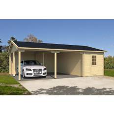 46,9 M² CARPORT – HANS 4 MED SKUR