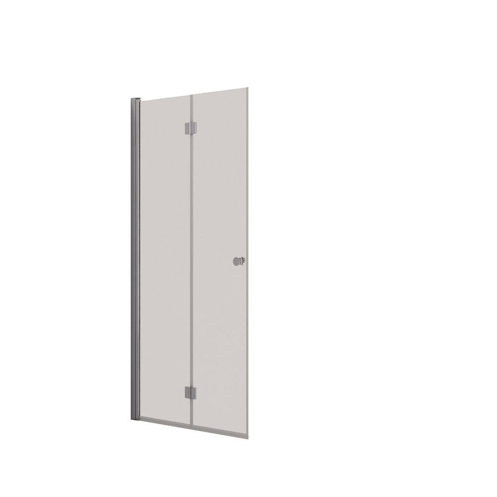Dansani foldedør til bruser 200x97-99cm krom/hærdet glas