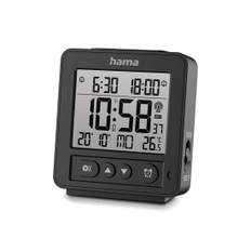 HAMA digitalt vækkeur "Rhodes" DCF Sort