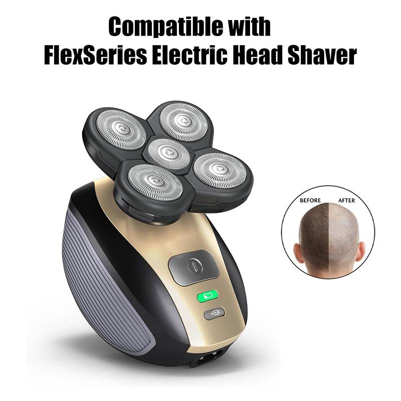 1Pack Replacement Shaver Head Electric Shaver 5D Independently 5 Cutter Floating Head Stainless Steel Shaver Blade