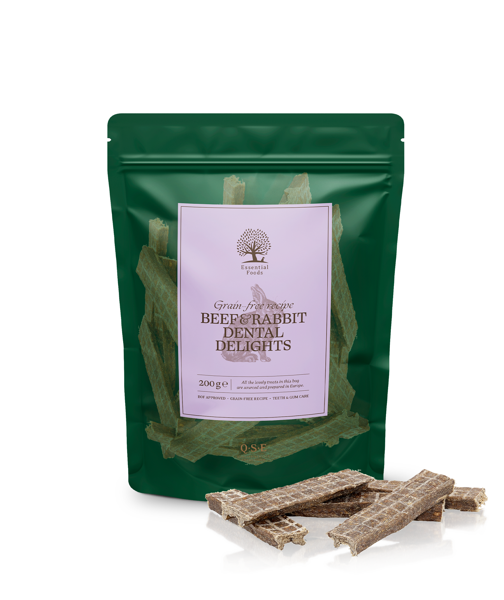 GRAIN-FREE BEEF & RABBIT DENTAL DELIGHTS