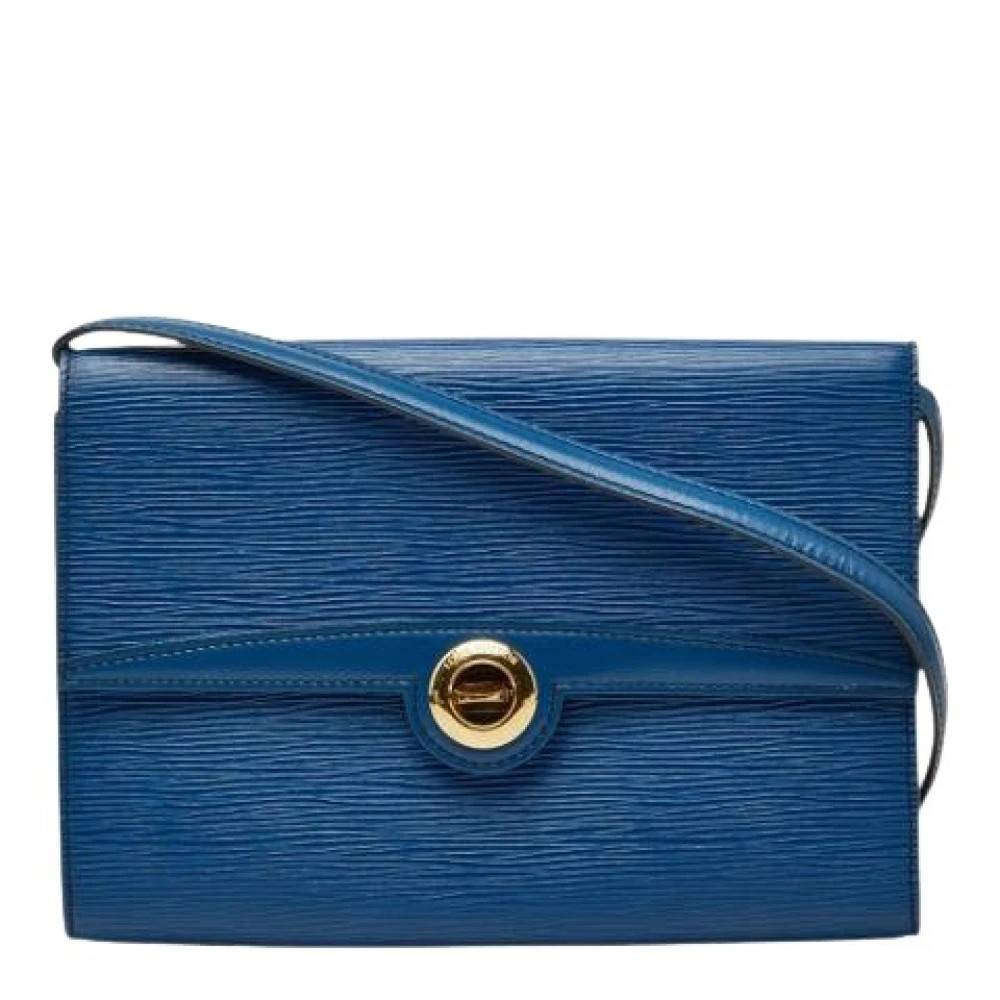 Louis Vuitton Vintage Pre-owned Epi Pochette Skuldertaske - Vintage - Dame - Blå - ONE SIZE - Uld