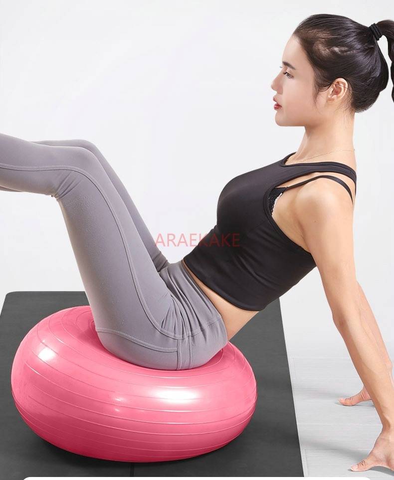 Thickened explosion-proof Pilates yoga ball fitness balance hemisphere postpartum training ball for pregnant women